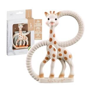 NEW Vulli Sophie La Giraffe Soft Teether Toy Handheld Small Cream Tan